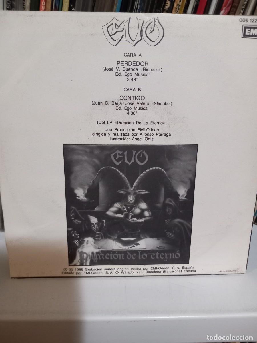 Discos de vinilo: Evo &lrm;&ndash; Perdedor /contigo - simple promo - Foto 2