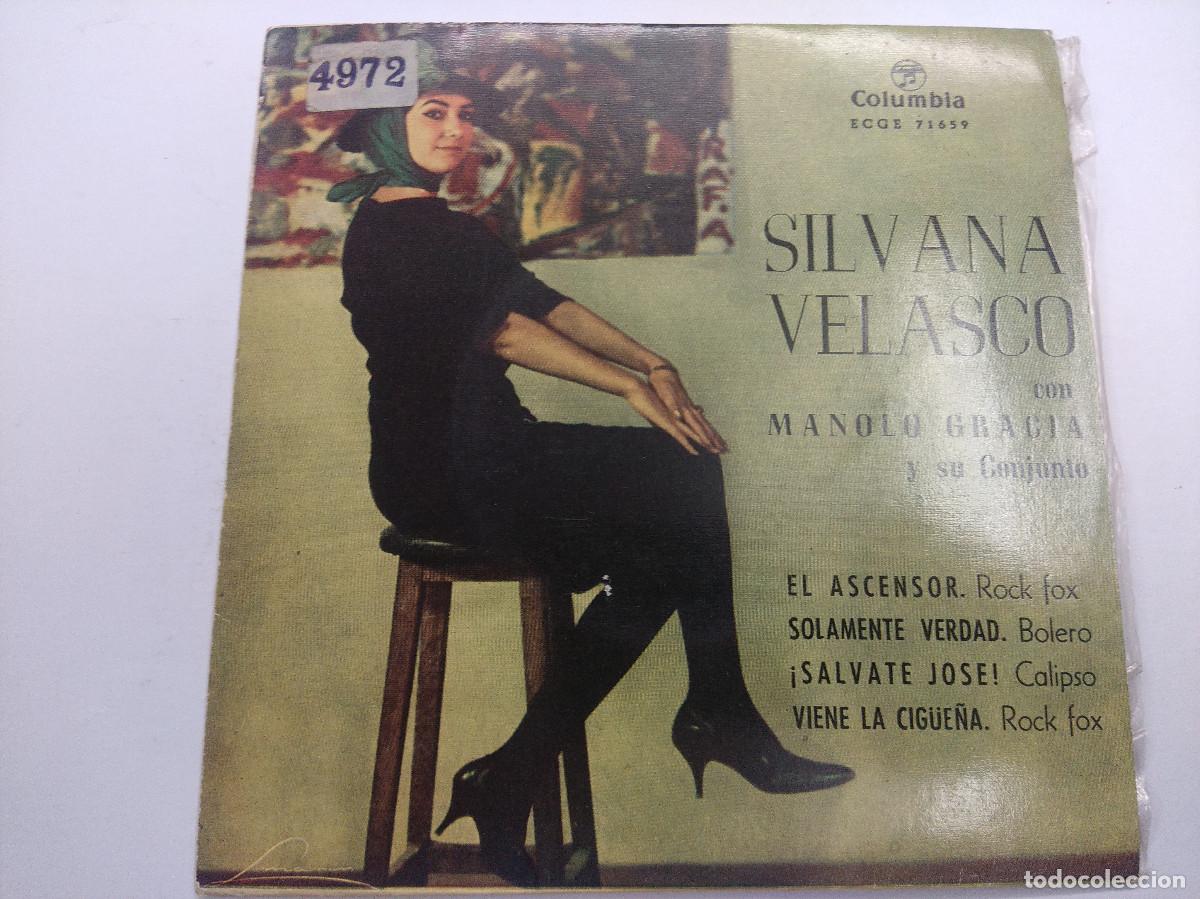 Discos de vinilo: SILVANA VELASCO CON MANOLO GARCIA/EL ASCENSOR/SINGLE. - Foto 1