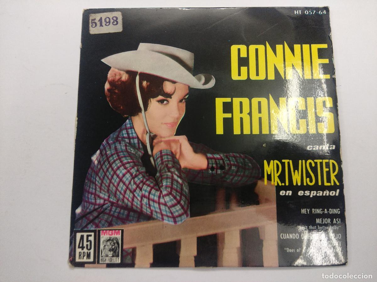 Discos de vinilo: CONNIE FRANCIS/MR.TWISTER/SINGLE. - Foto 1