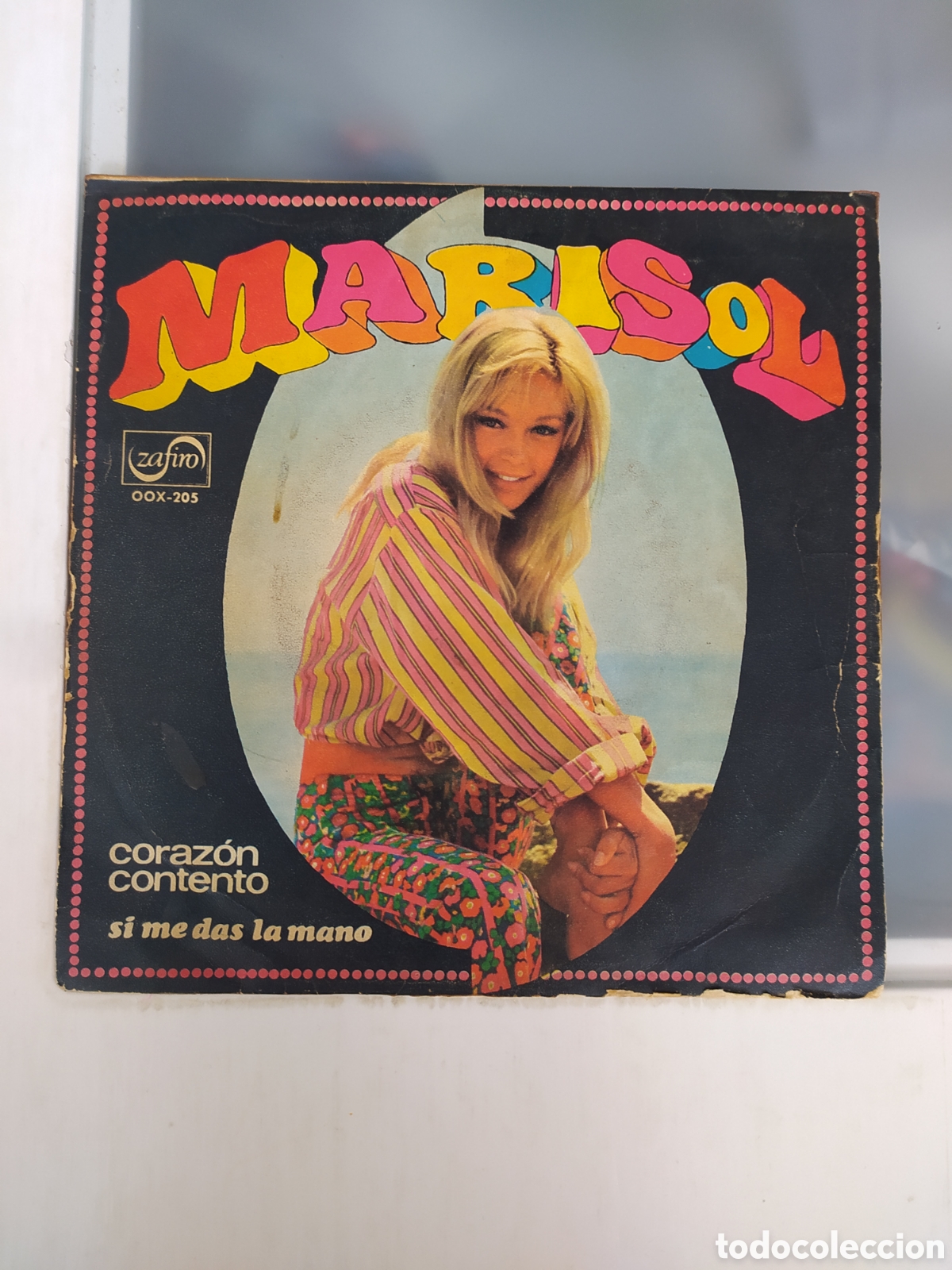 Discos de vinilo: Single Marisol. Coraz&oacute;n contento/ Si me das la mano - Foto 1