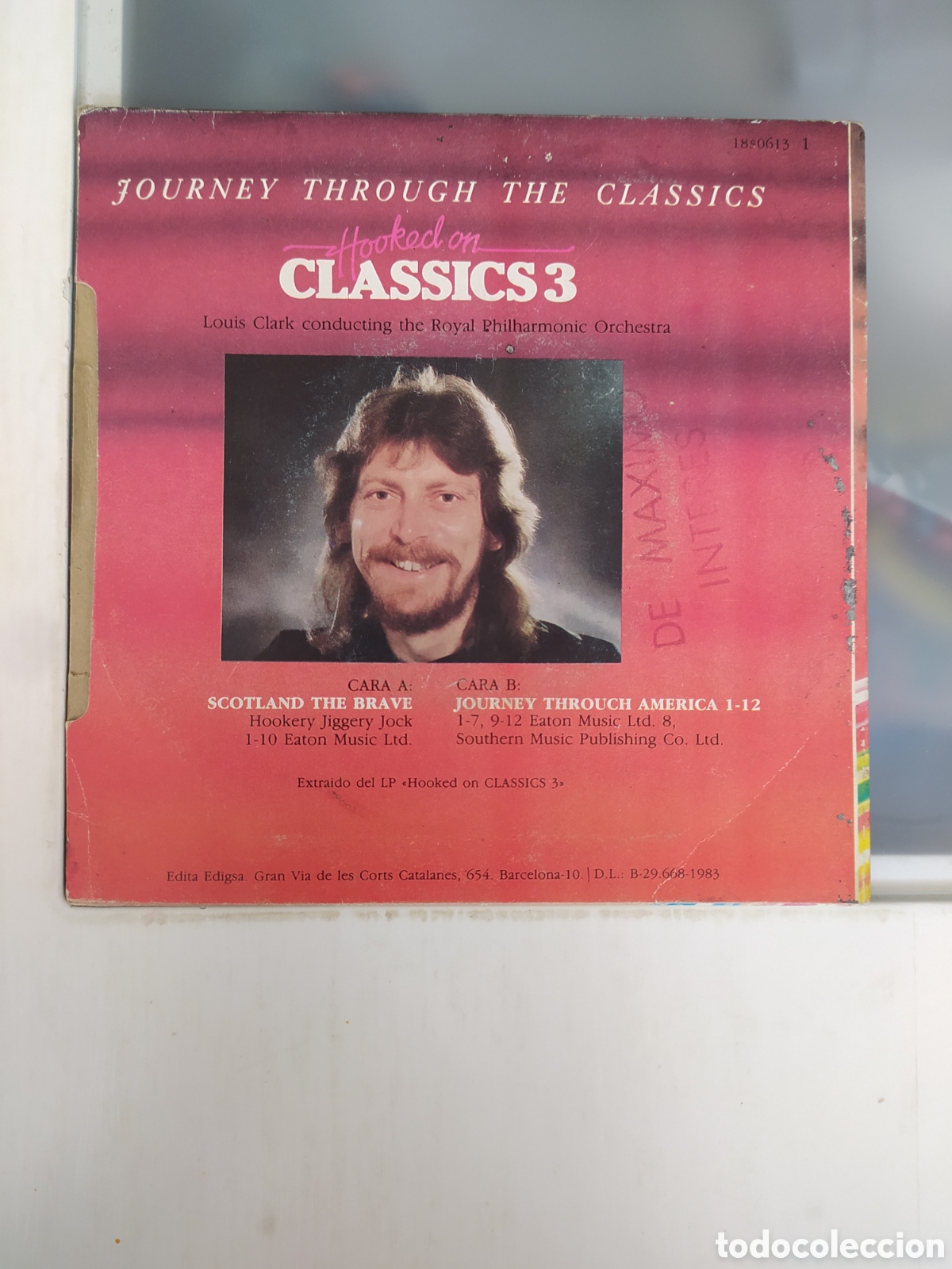Discos de vinilo: Single Journey through the classics. Hokeed on Classics 3. Louis Clark - Foto 2