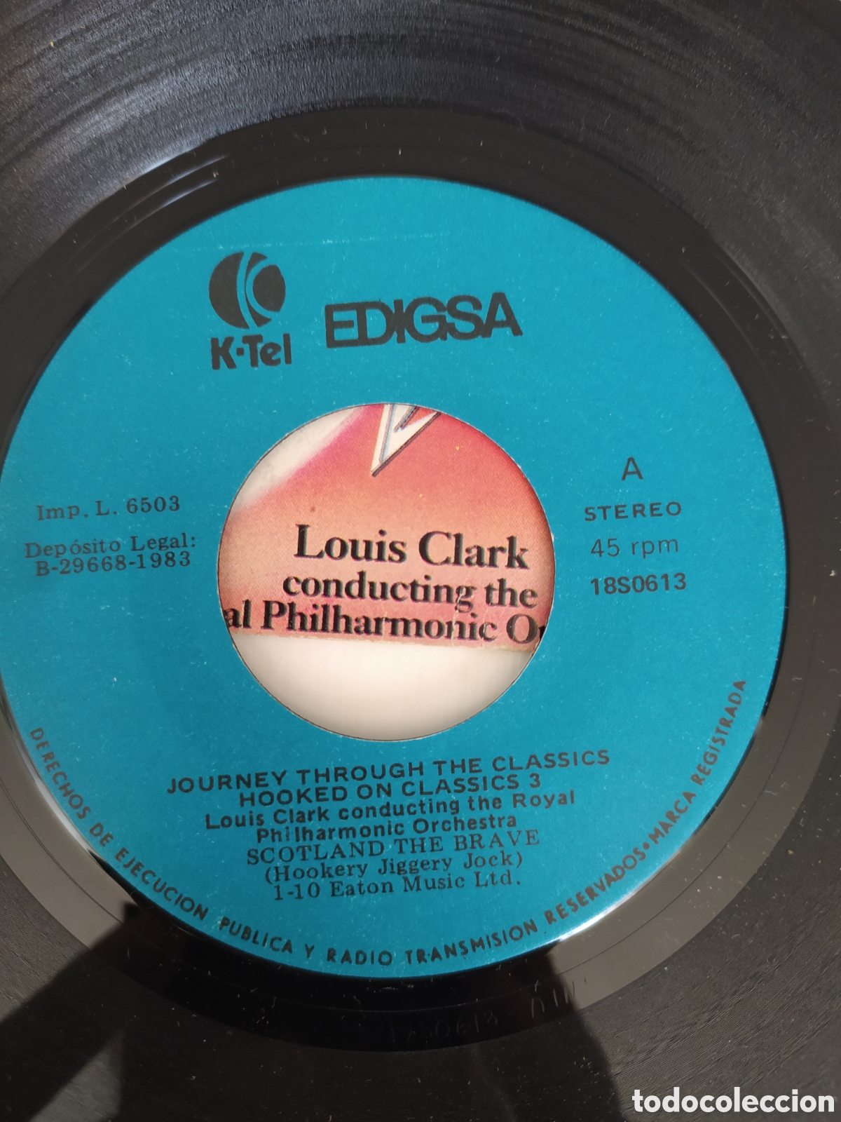 Discos de vinilo: Single Journey through the classics. Hokeed on Classics 3. Louis Clark - Foto 3