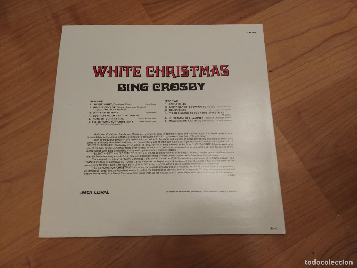 Discos de vinilo: White. Christmas Bing Crosby lp navidad - Foto 2