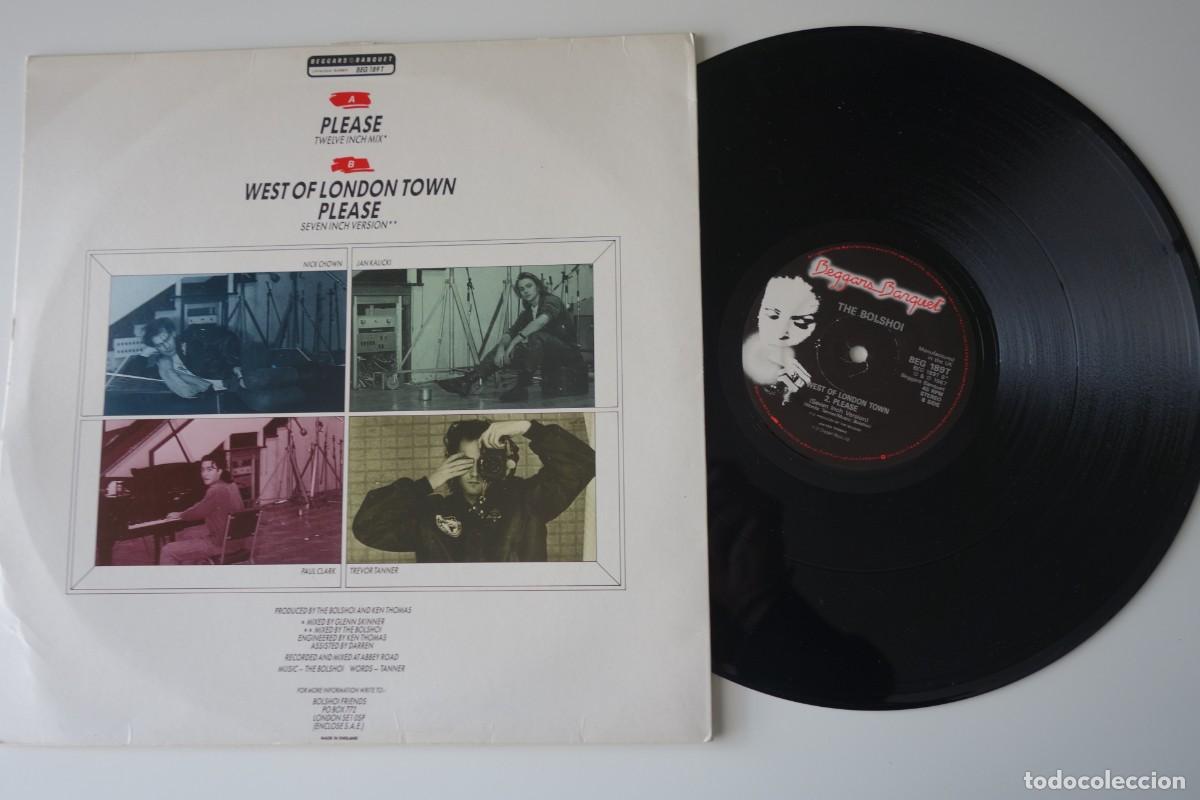 Discos de vinilo: BOLSHOI: Please. 12&rdquo; Vinilo Original UK - Foto 2