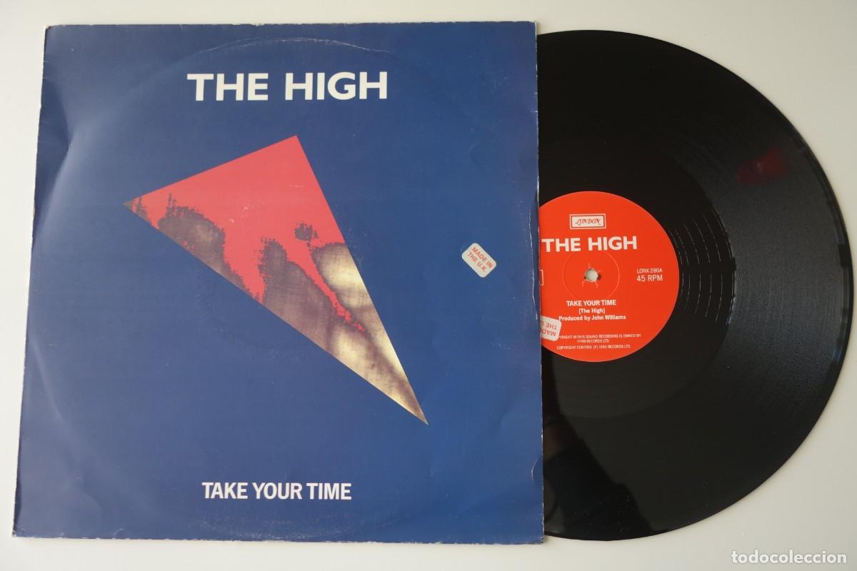Discos de vinilo: HIGH: Take Your Time. Maxisingle 12&rdquo; Vinilo Original UK - Foto 1