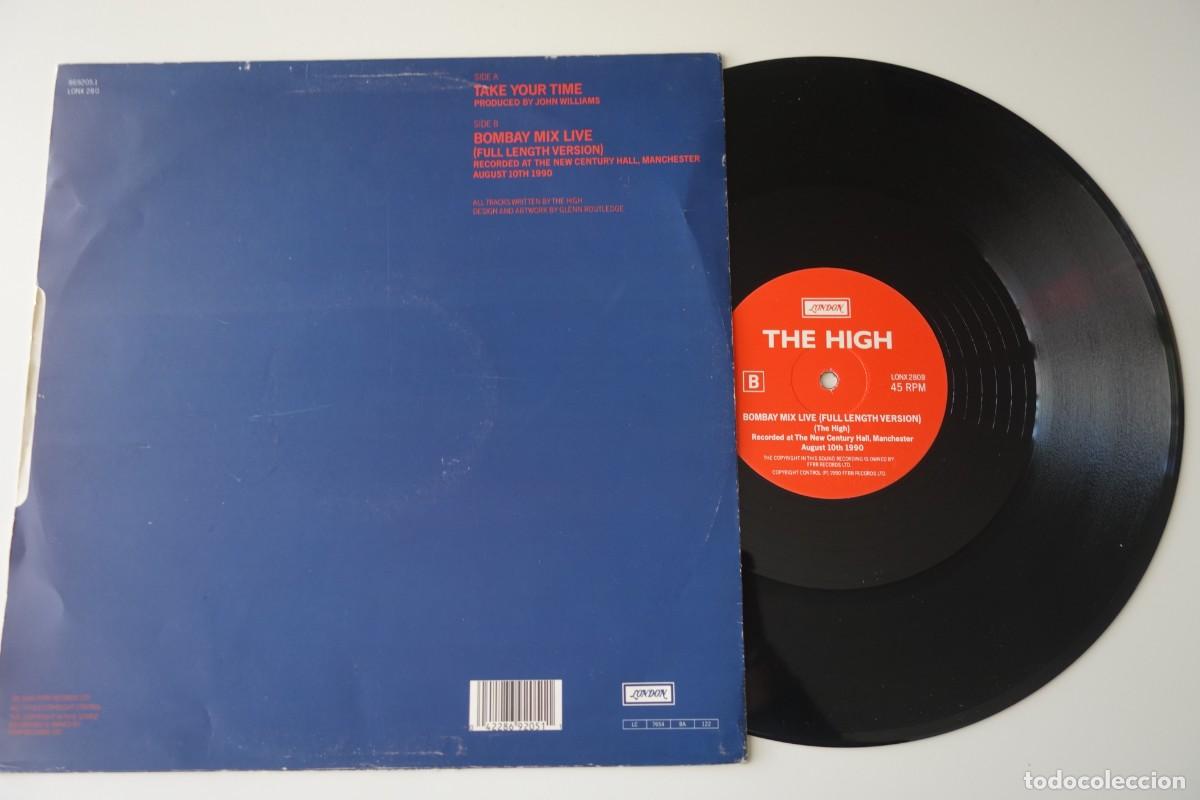 Discos de vinilo: HIGH: Take Your Time. Maxisingle 12&rdquo; Vinilo Original UK - Foto 2