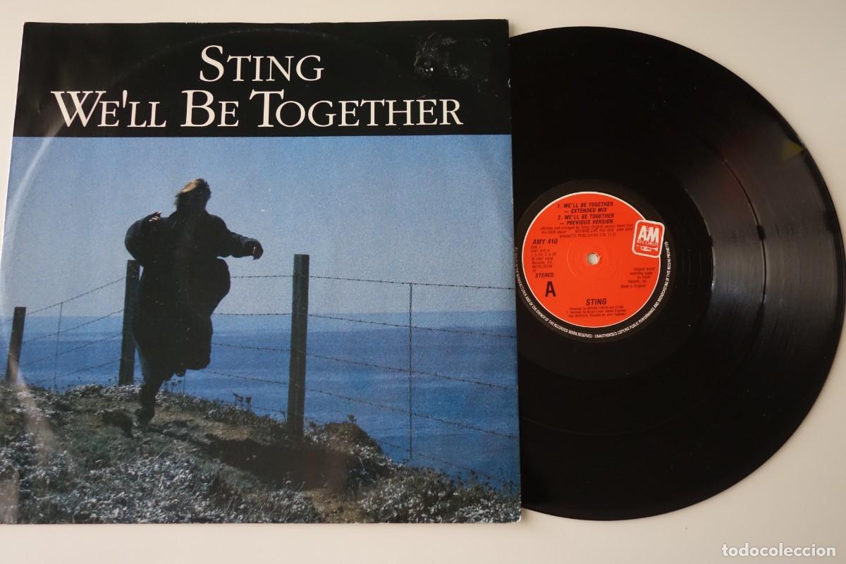 Discos de vinilo: STING: Well Be Together. 12&rdquo; Vinilo Original UK - Foto 1