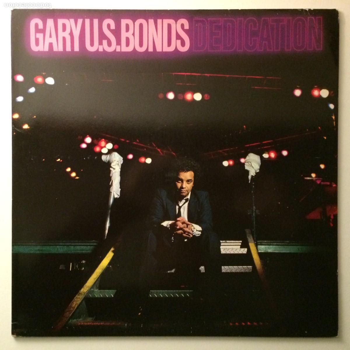Discos de vinilo: Gary U.S. Bonds &lrm;&ndash; Dedication , Holanda 1981 EMI America - Foto 1