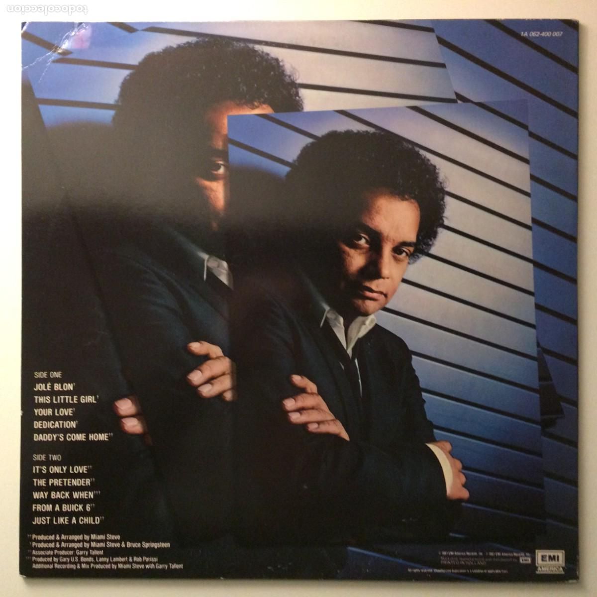 Discos de vinilo: Gary U.S. Bonds &lrm;&ndash; Dedication , Holanda 1981 EMI America - Foto 2