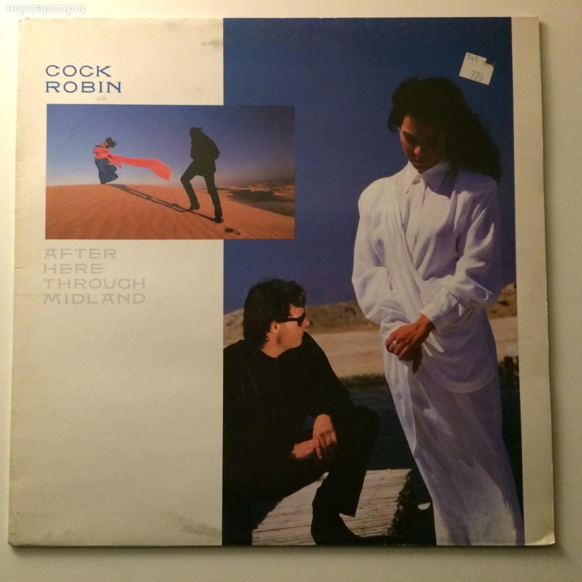 Discos de vinilo: Cock Robin &lrm;&ndash; After Here Through Midland , UK 1987 CBS - Foto 1