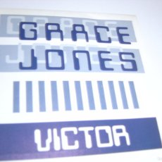 Discos de vinilo: SINGLE PROMO GRACE JONES. VICTOR SHOULD HAVE BEEN A JAZZ MUSICIAN. EMI 1987 SPAIN (SEMINUEVO). Lote 381030409