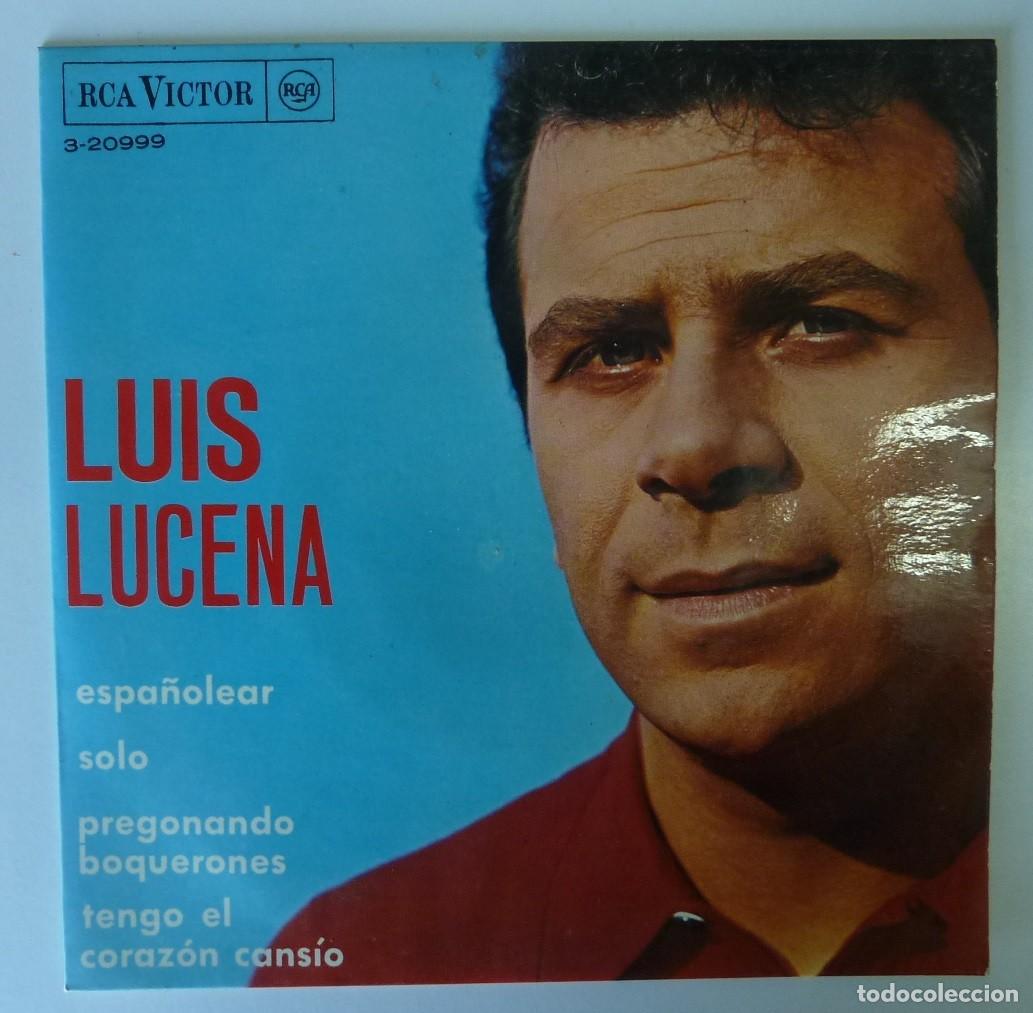 Discos de vinilo: LUIS LUCENA / ESPA&Ntilde;OLEAR+3 / 1966 / EP - Foto 1