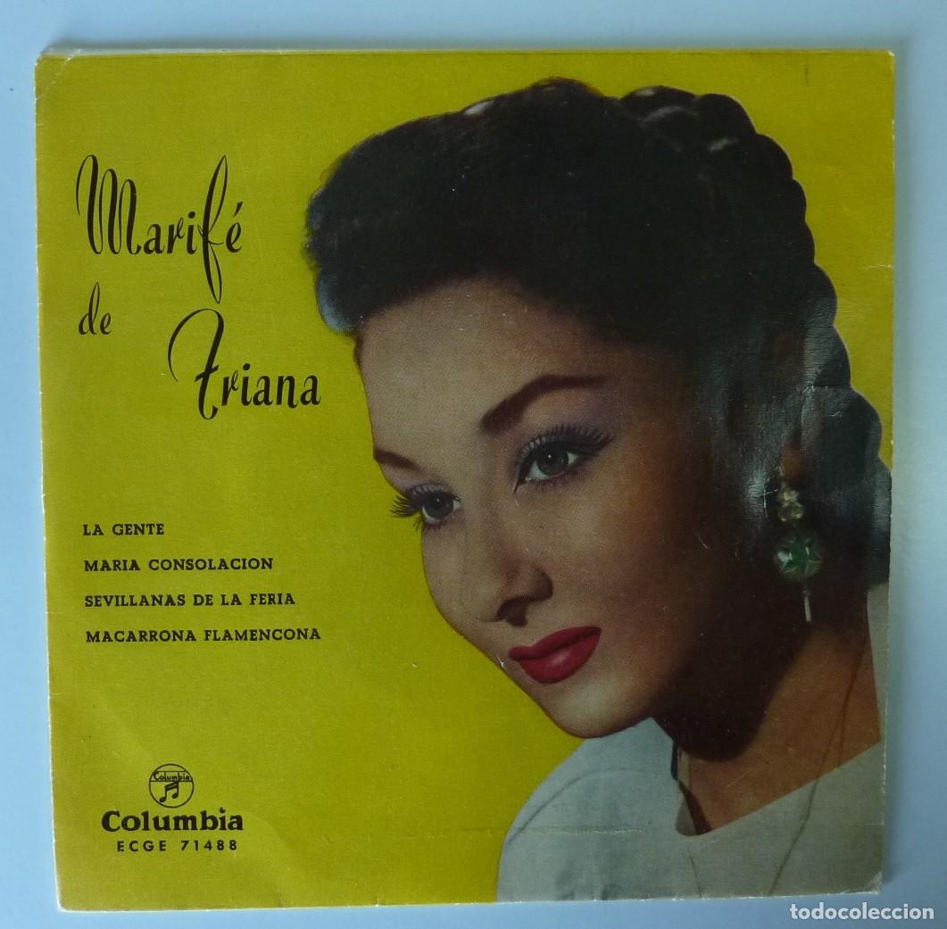 Discos de vinilo: MARIFE DE TRIANA / LA GENTE+3 / 1961 / EP - Foto 1