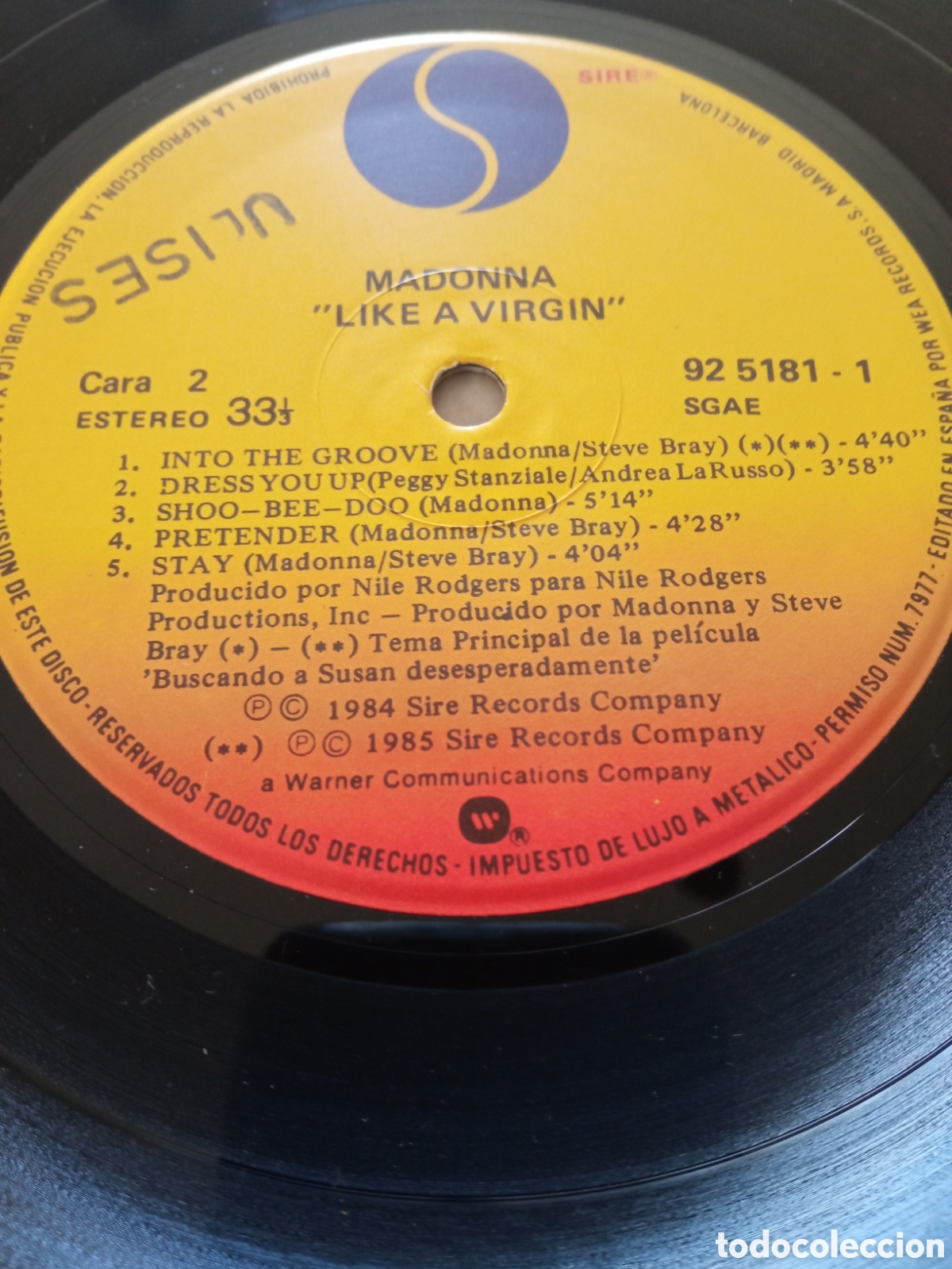 Discos de vinilo: Madonna - Like a Virgin - Foto 5