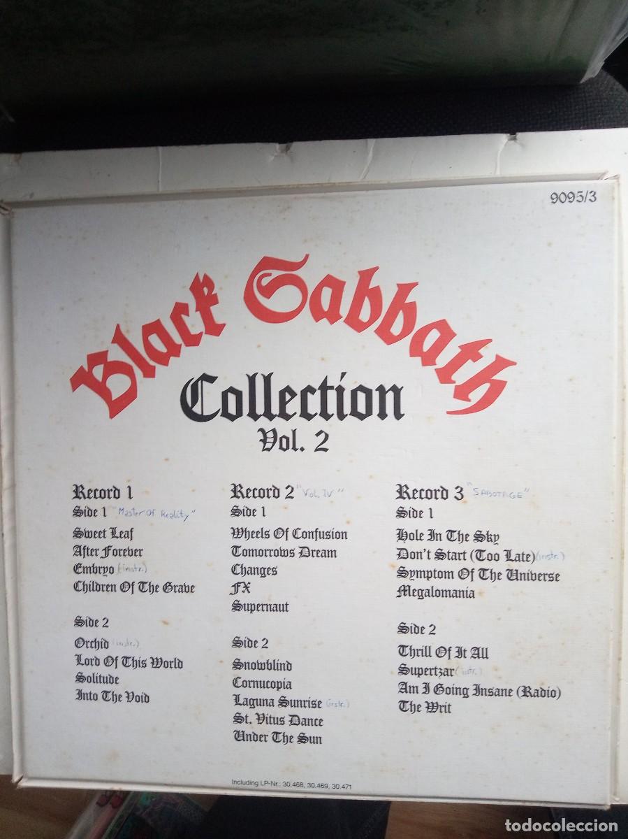 Discos de vinilo: black sabbath collection vol 2 box 3 lps - Foto 2