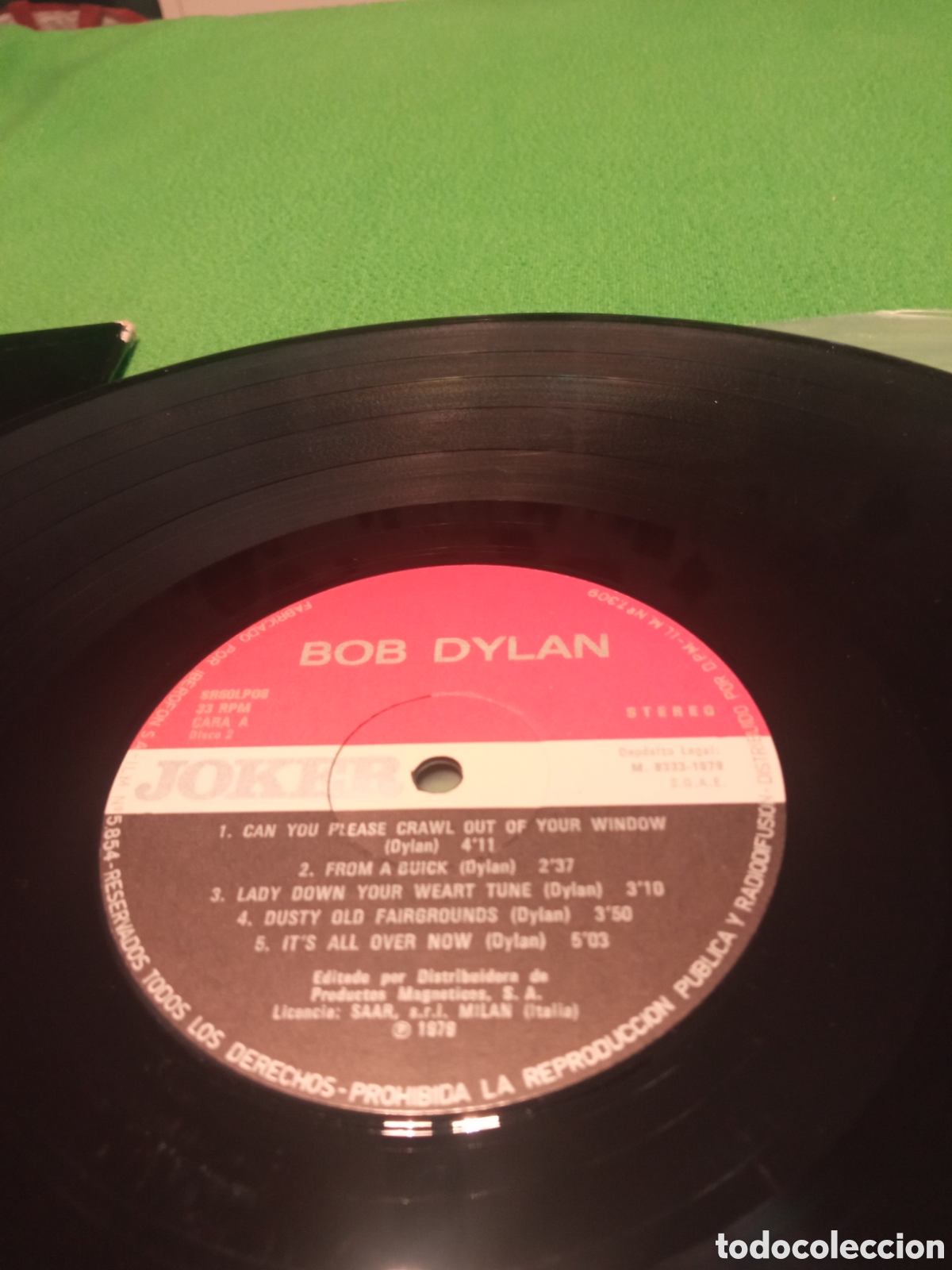 Discos de vinilo: Bob Dylan - Documentos in&eacute;ditos de sus primeros a&ntilde;os - Foto 6