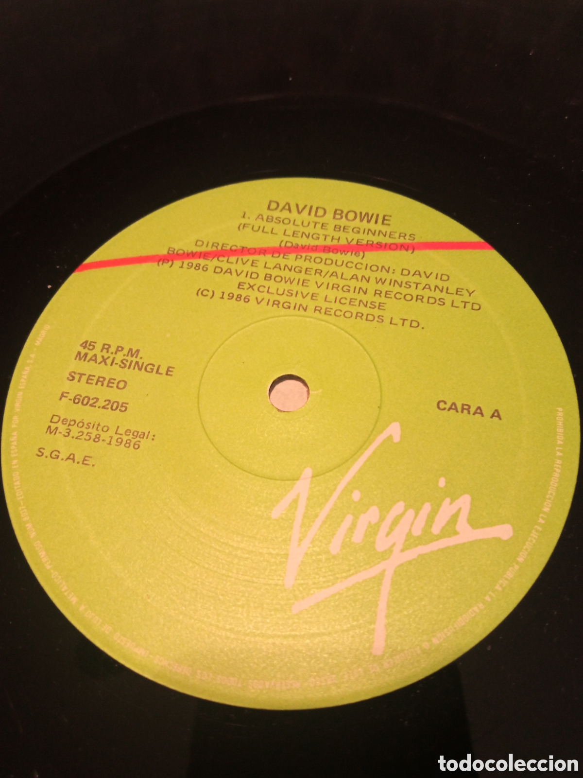 Discos de vinilo: David Bowie - Absolute beginner vinilo - Foto 3