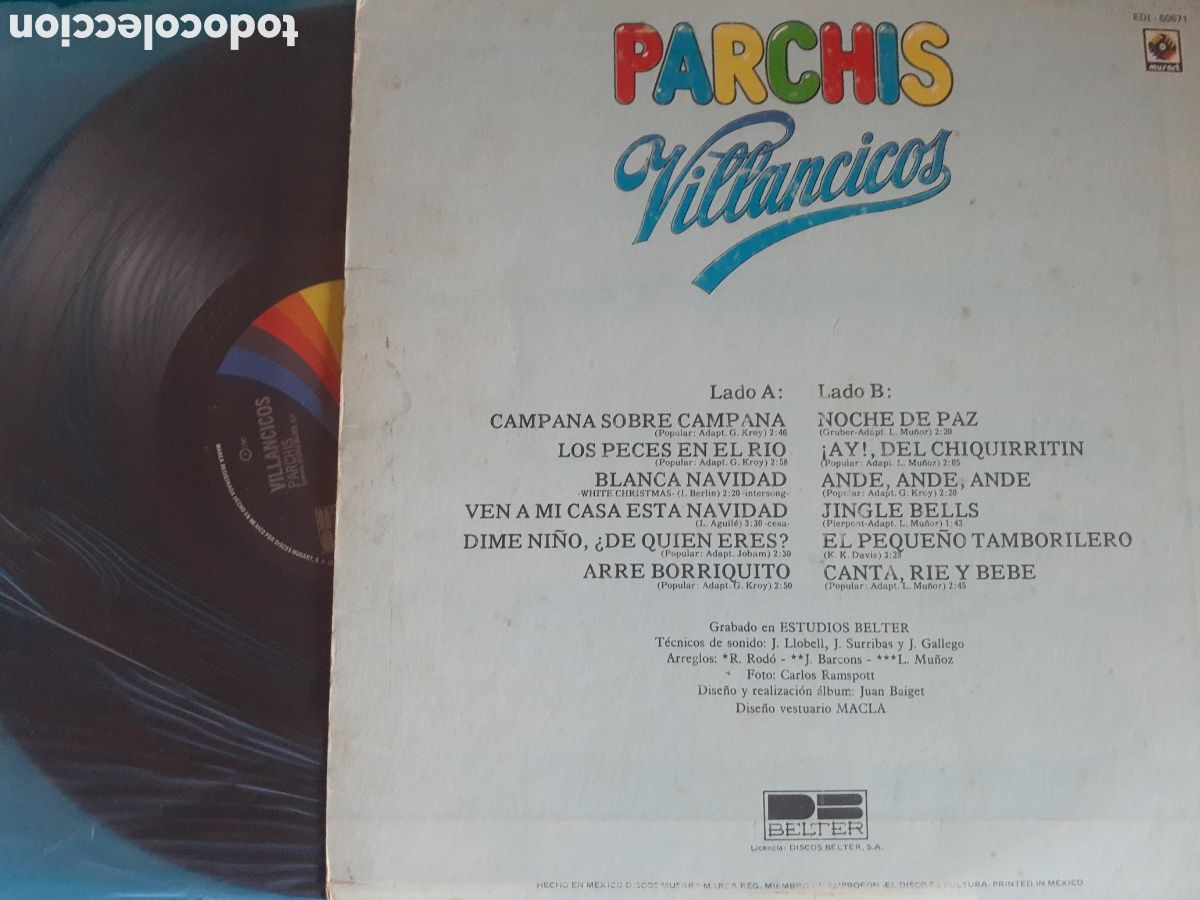 Discos de vinilo: Parchis Villancicos - Foto 2