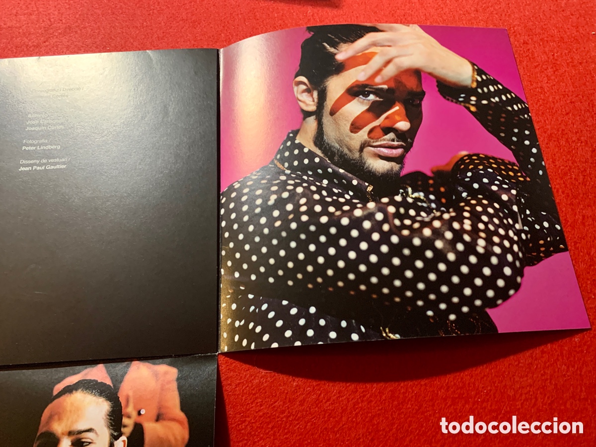 Discos de vinilo: Joaqu&iacute;n Cortes - Programa de su espect&aacute;culo en Barcelona -&ldquo; Mi Soledad &ldquo; - Foto 4
