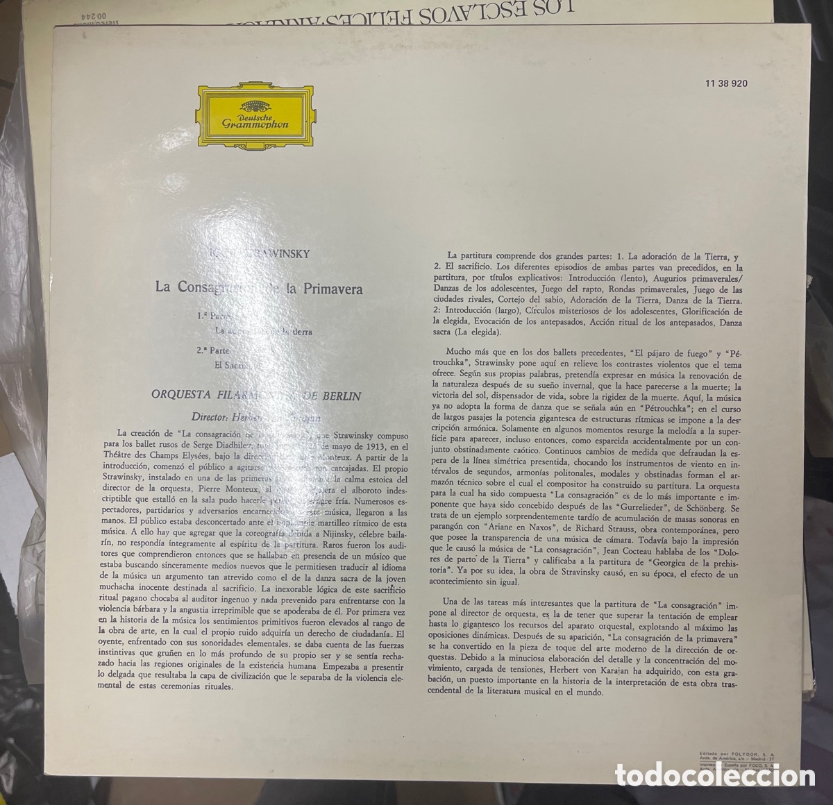Discos de vinilo: Herbert Von Karajan Berlin vinilo - Foto 2