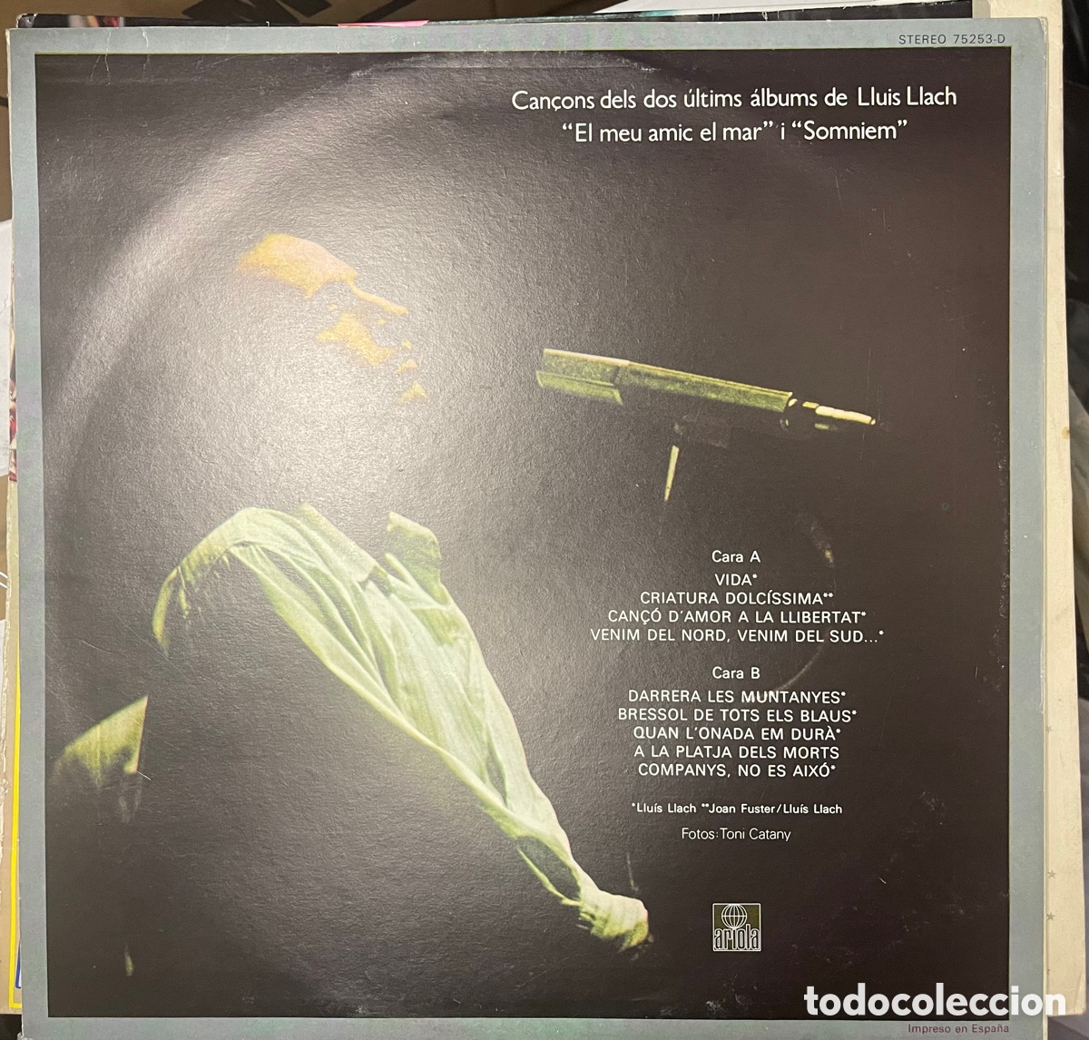 Discos de vinilo: Lluis Llach 1979 Vinilo - Foto 2