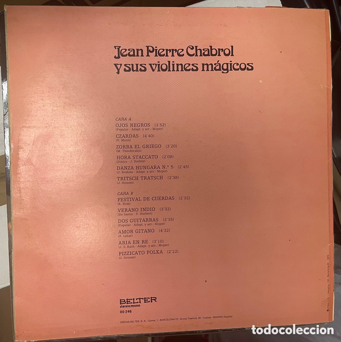 Discos de vinilo: Jean Pierre Chabrol - Foto 2
