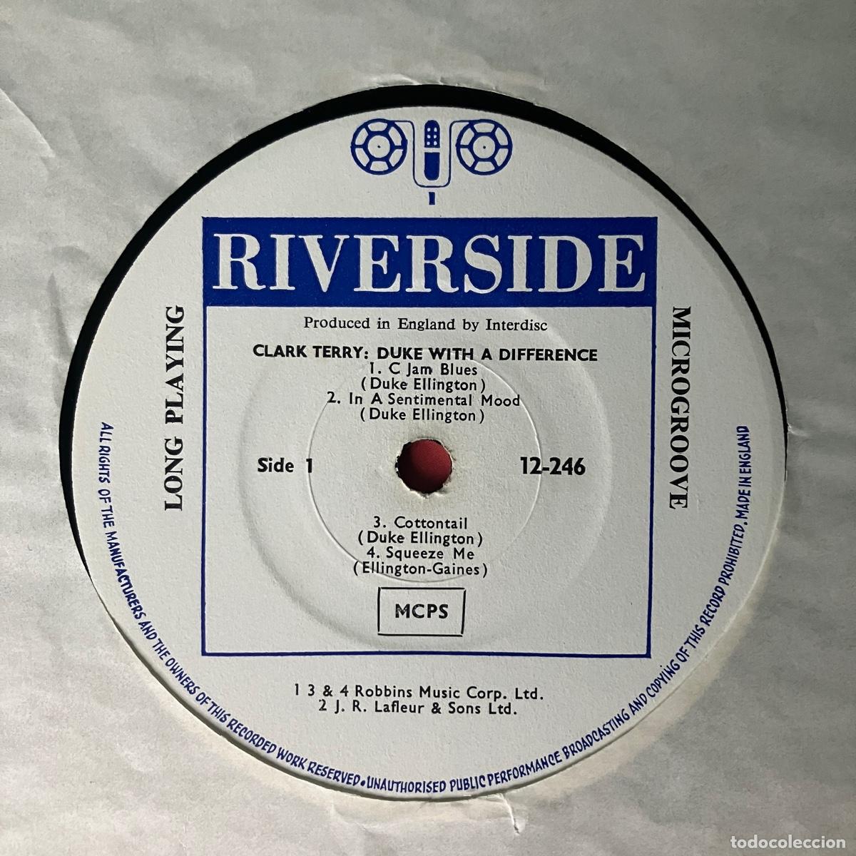 Discos de vinilo: Clark Terry &lrm;&ndash; Duke With A Difference, UK 1961 Riverside* - Foto 3
