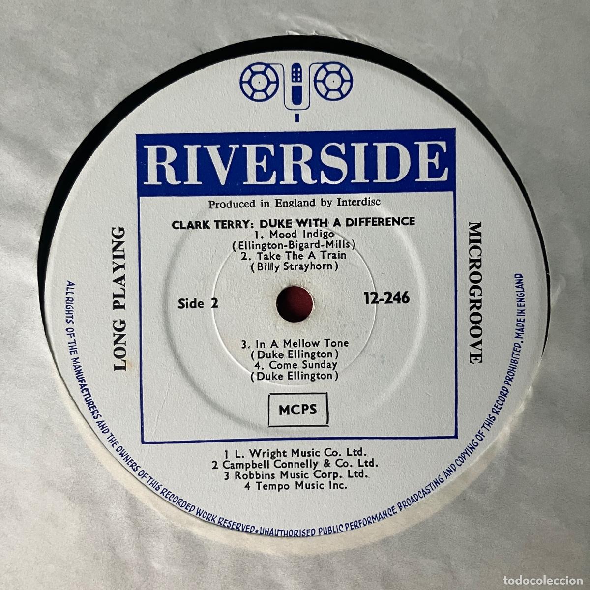 Discos de vinilo: Clark Terry &lrm;&ndash; Duke With A Difference, UK 1961 Riverside* - Foto 4