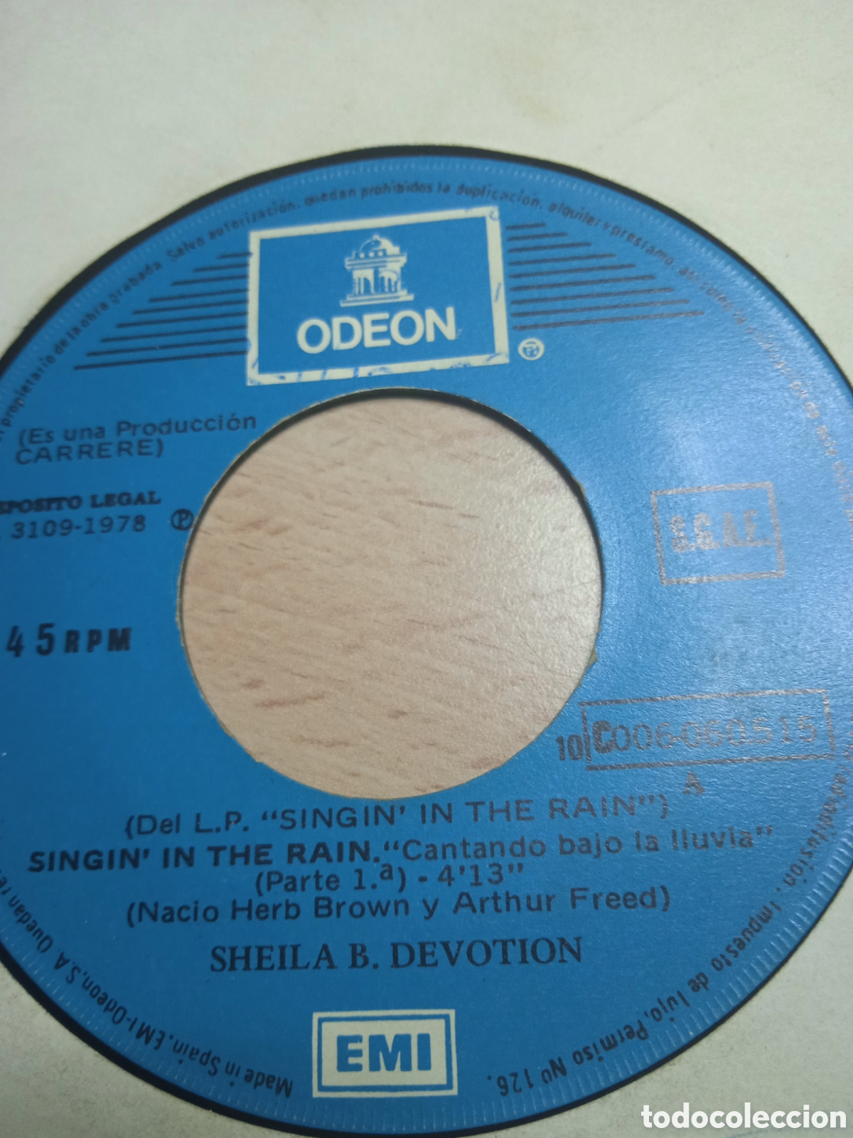 Discos de vinilo: Sheila b & Devotion 1975.singinin the rain. - Foto 3