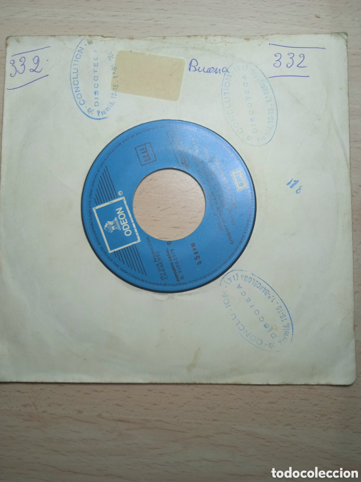 Discos de vinilo: Sheila b & Devotion 1975.singinin the rain. - Foto 1