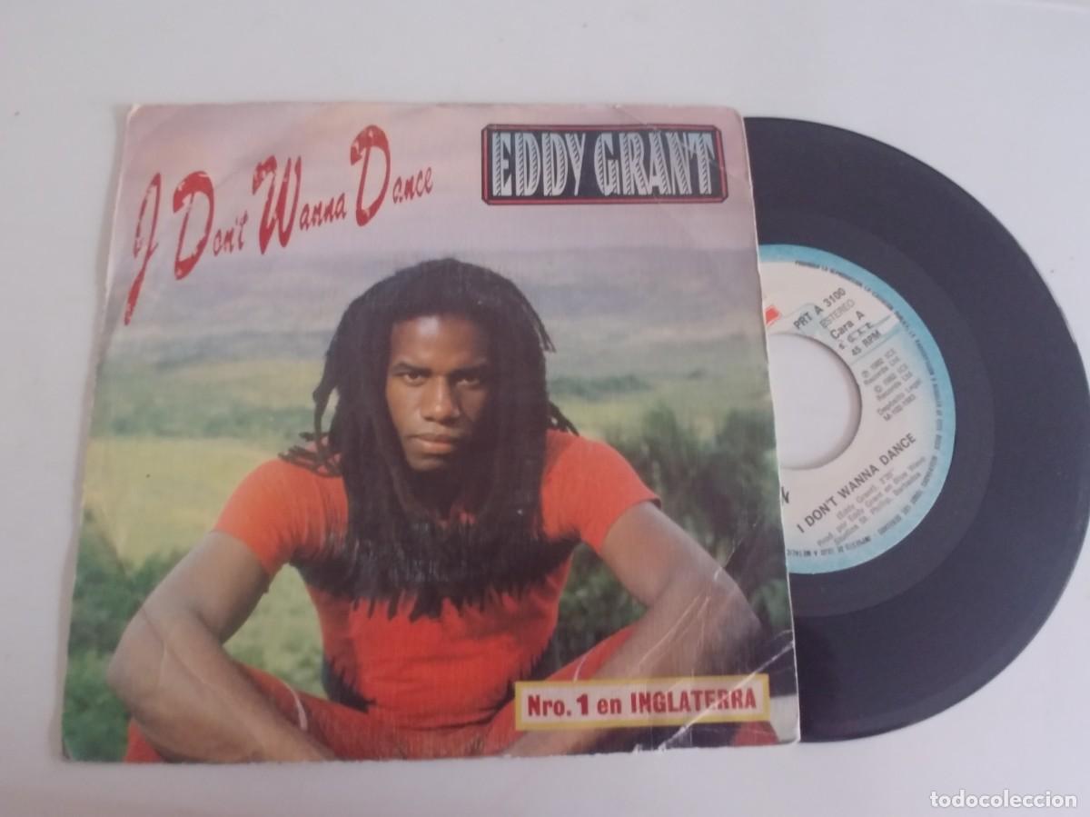 Discos de vinilo: EDDY GRANT-SINGLE I DON&acute;T WANNA DANCE - Foto 1