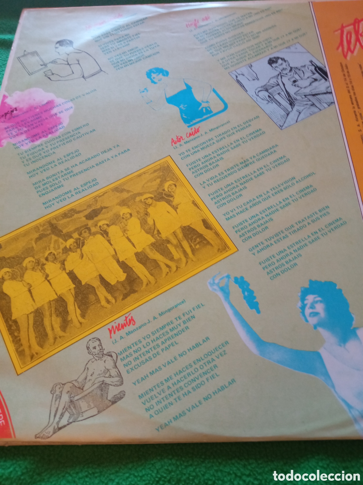 Discos de vinilo: Tebeo - Labios rojos Vinilo Lp - Foto 3