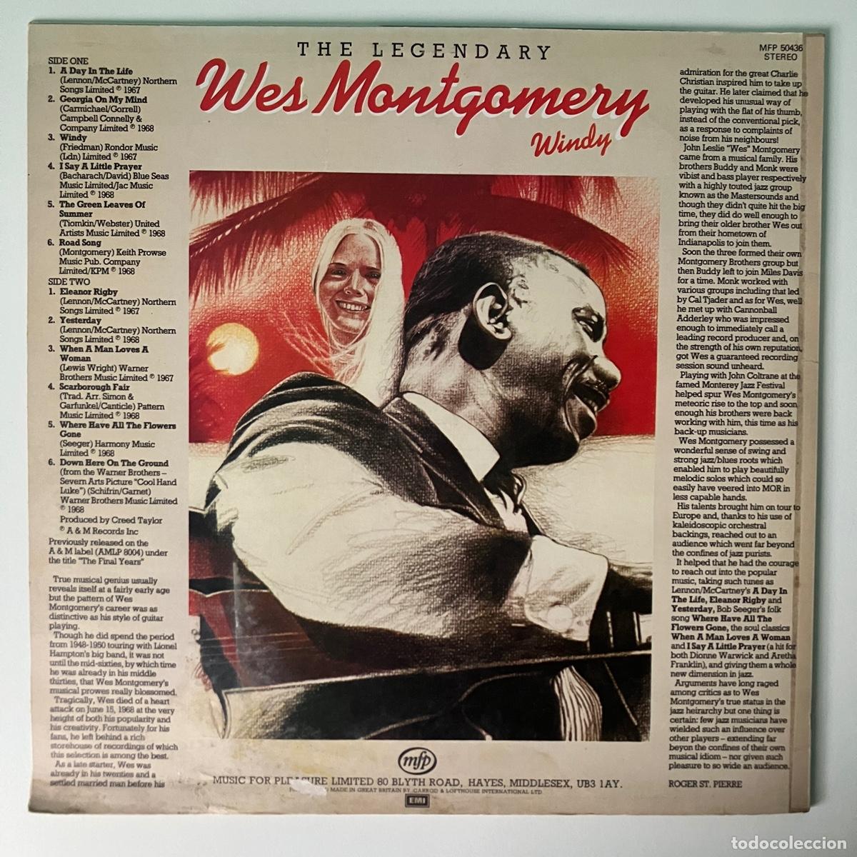 Discos de vinilo: Wes Montgomery &ndash; Windy, UK MFP - Foto 2