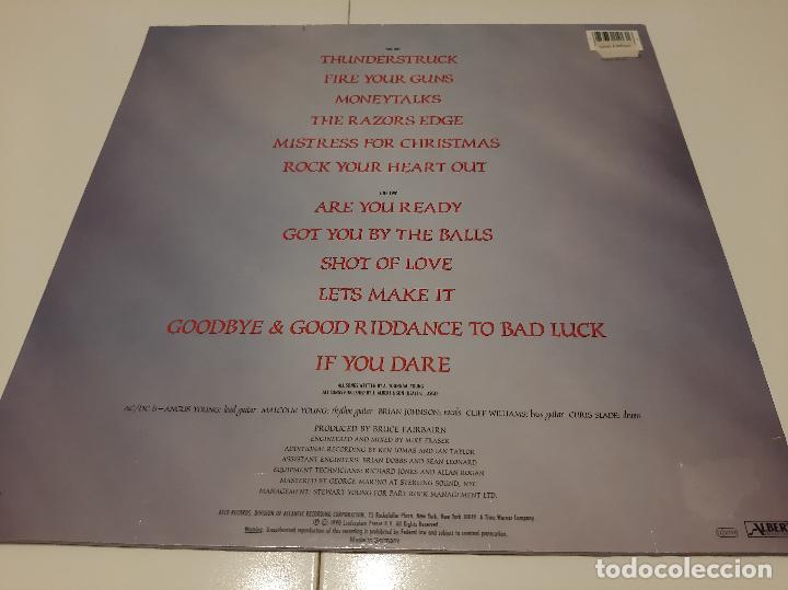 Discos de vinilo: AC/DC -THE RAZORS EDGE- (1990) LP DISCO VINILO - Foto 2