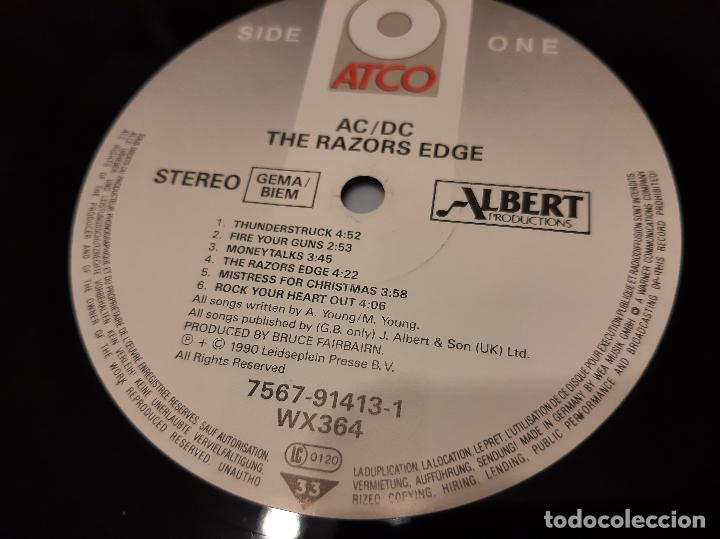 Discos de vinilo: AC/DC -THE RAZORS EDGE- (1990) LP DISCO VINILO - Foto 7