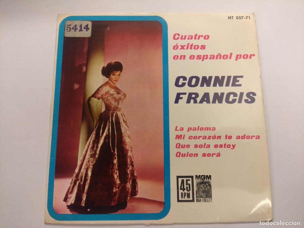 Discos de vinilo: CONNIE FRANCIS/LA PALOMA/SINGLE. - Foto 1