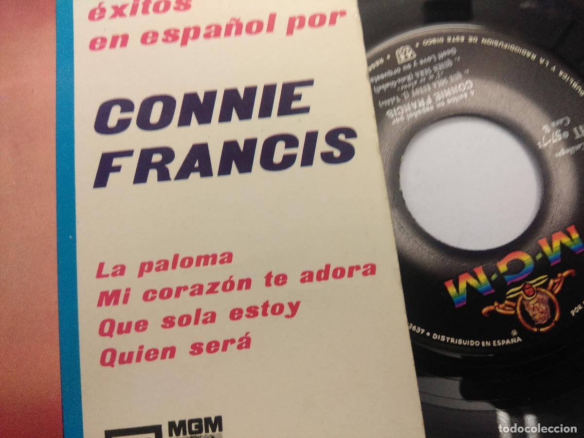 Discos de vinilo: CONNIE FRANCIS/LA PALOMA/SINGLE. - Foto 2