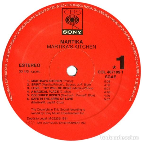 Discos de vinilo: Martika &ndash; Martikas Kitchen-SPAIN-1991-LP - Foto 3