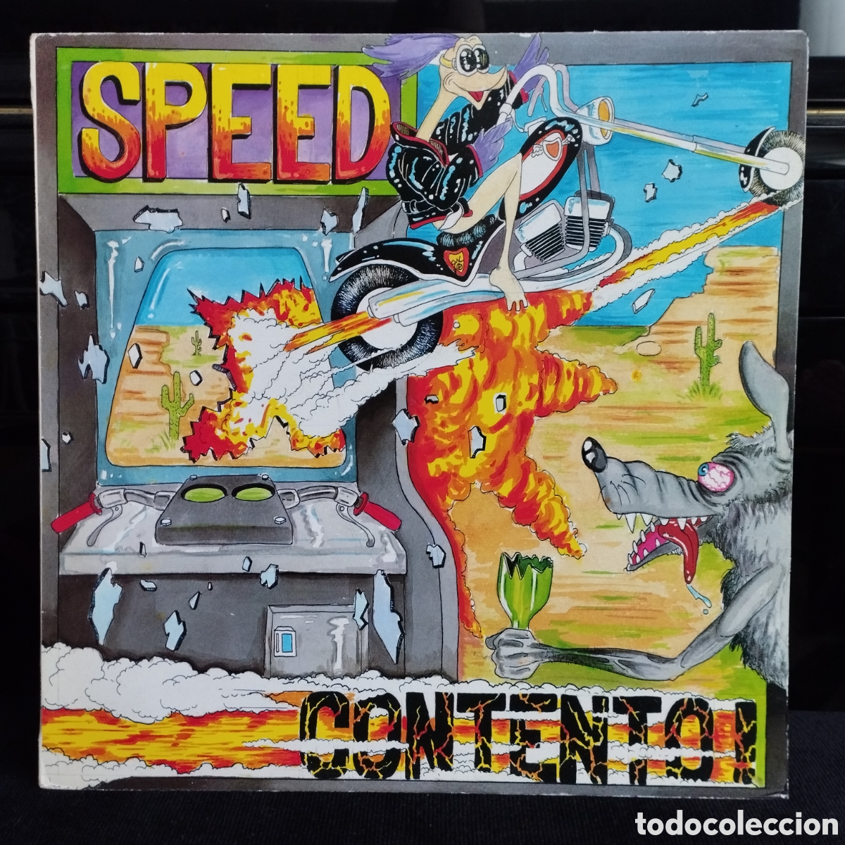 Discos de vinilo: Speed - Contento LP 1989 - Foto 1