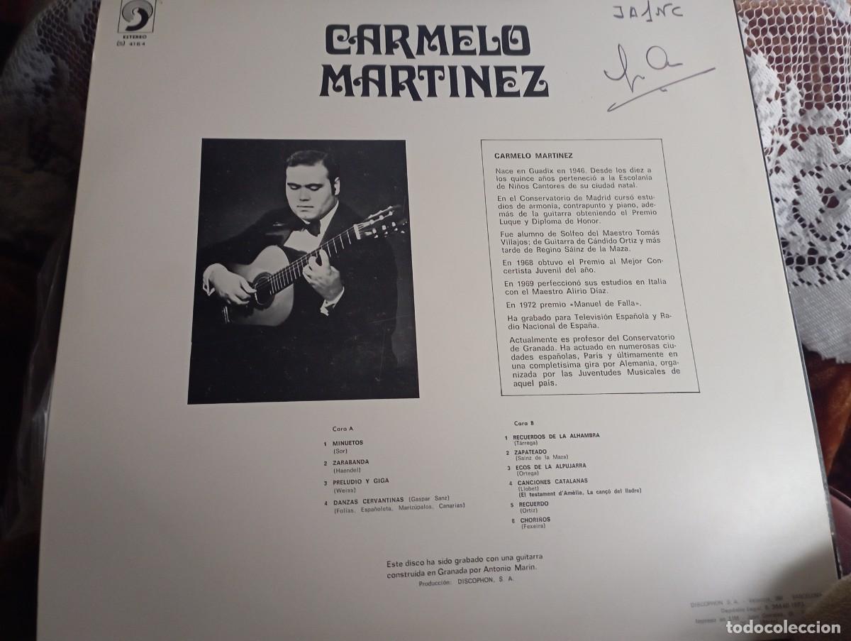 Discos de vinilo: Carmelo Mart&iacute;nez - Foto 2