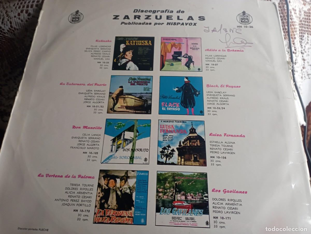 Discos de vinilo: Pablo Sorozabal - La del manojo de rosas - Foto 2