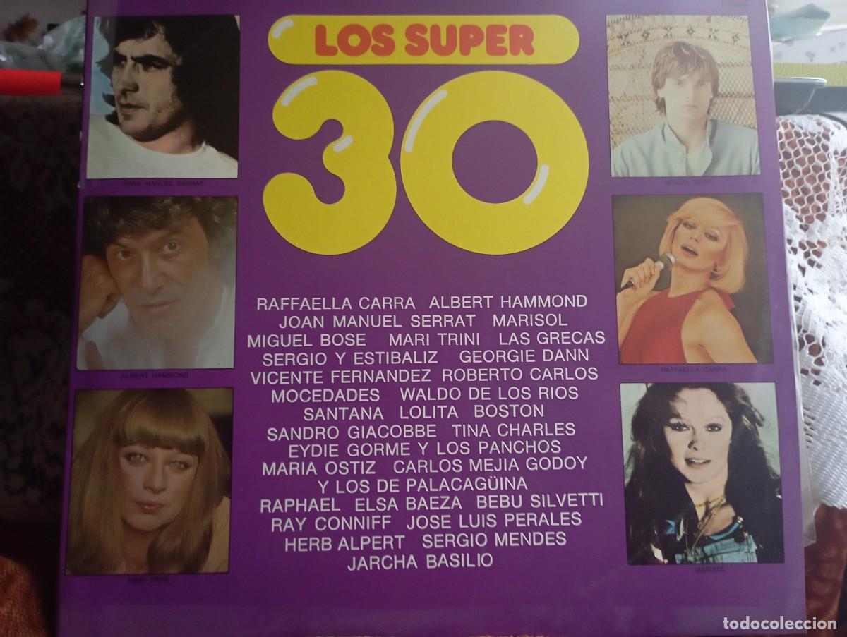 Discos de vinilo: Los super 30 (2 Lp) - Serrat, Raphael - Foto 1