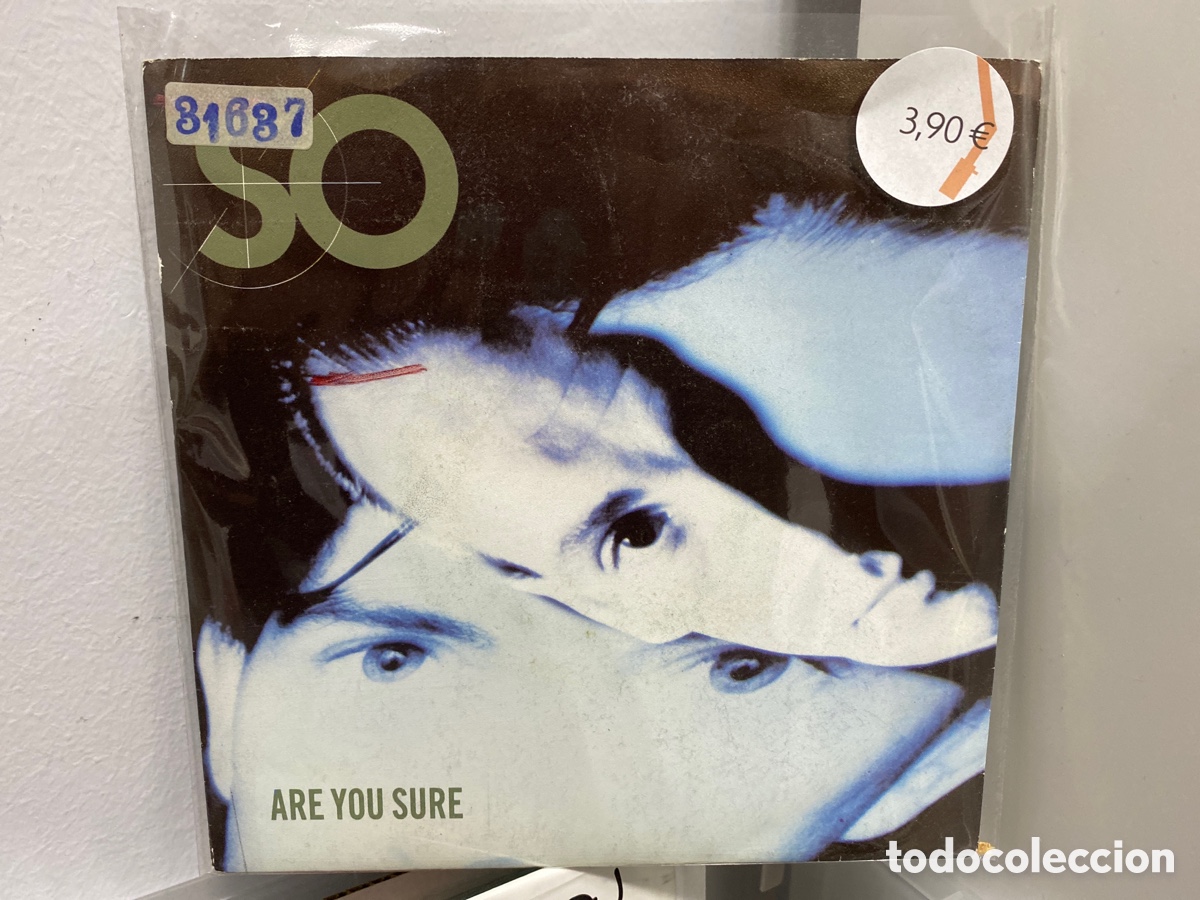 Discos de vinilo: So - Are You Sure (7&rdquo;, Single) - Foto 1