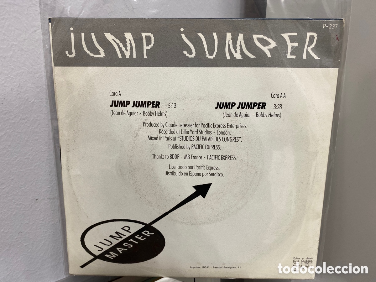 Discos de vinilo: Jump Master - Jump Jumper (7&rdquo;, Single) - Foto 2