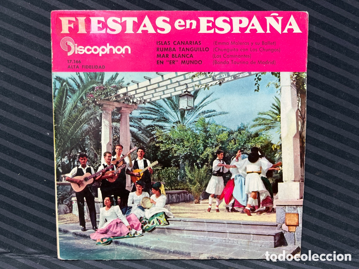 Discos de vinilo: Fiestas En Espa&ntilde;a (Sel. N.&deg; 1) (7&rdquo;) - Foto 1
