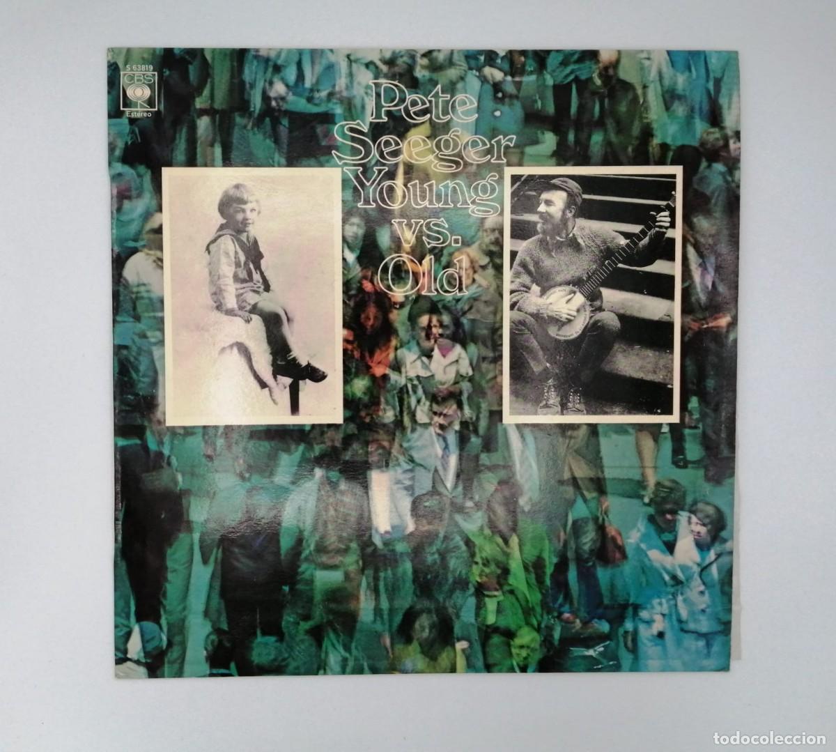 Discos de vinilo: PETE SEEGER (LP) YOUNG VS. OLD A&Ntilde;O 1976 - Foto 1