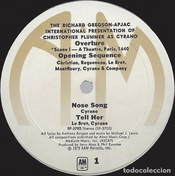 Discos de vinilo: Christopher Plummer &ndash; Cyrano - A New Musical - 2 x Vinilo - Gatefold - Foto 5