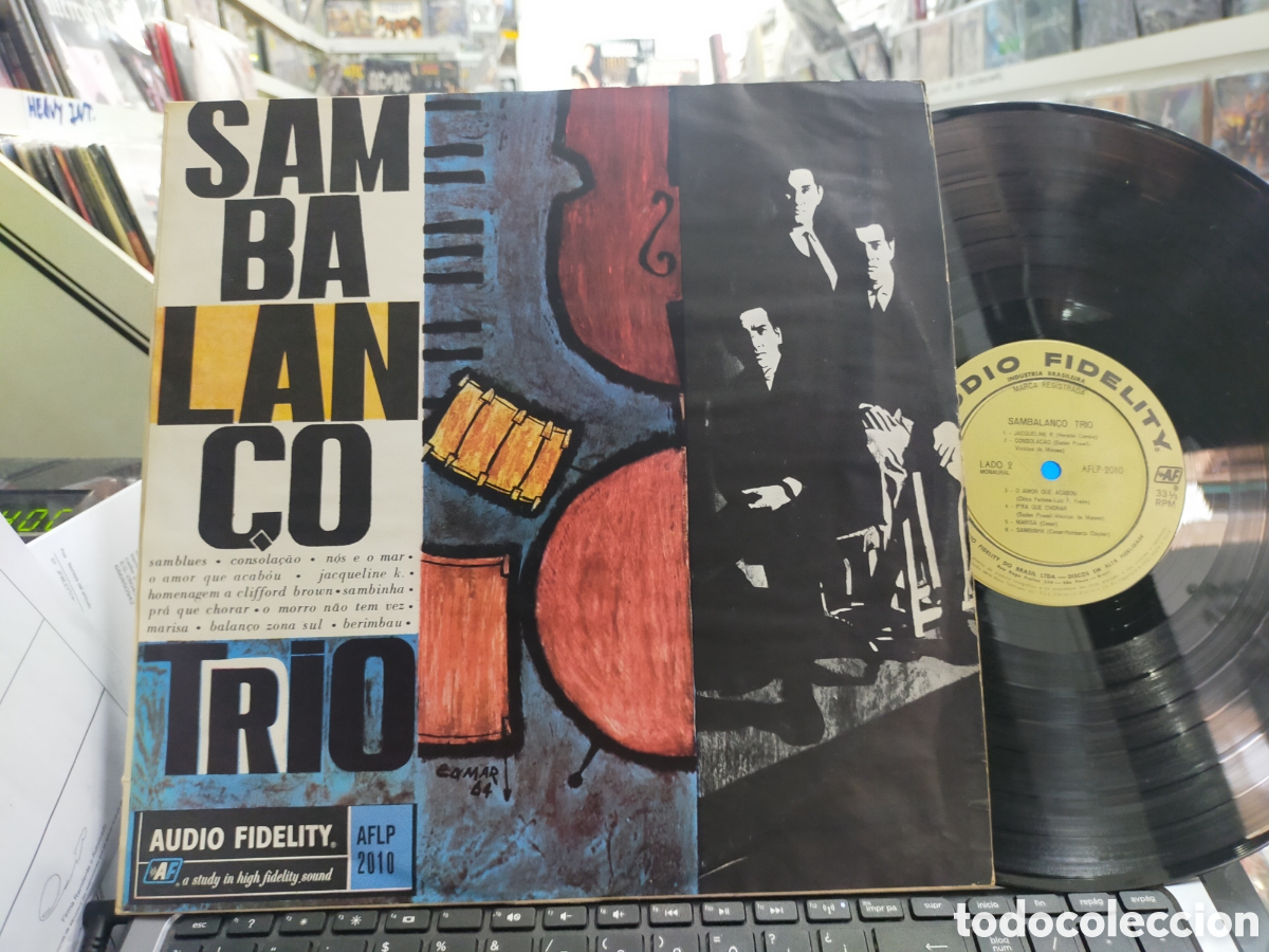 Dischi in vinile: Sambalan&ccedil;o trio LP brasil