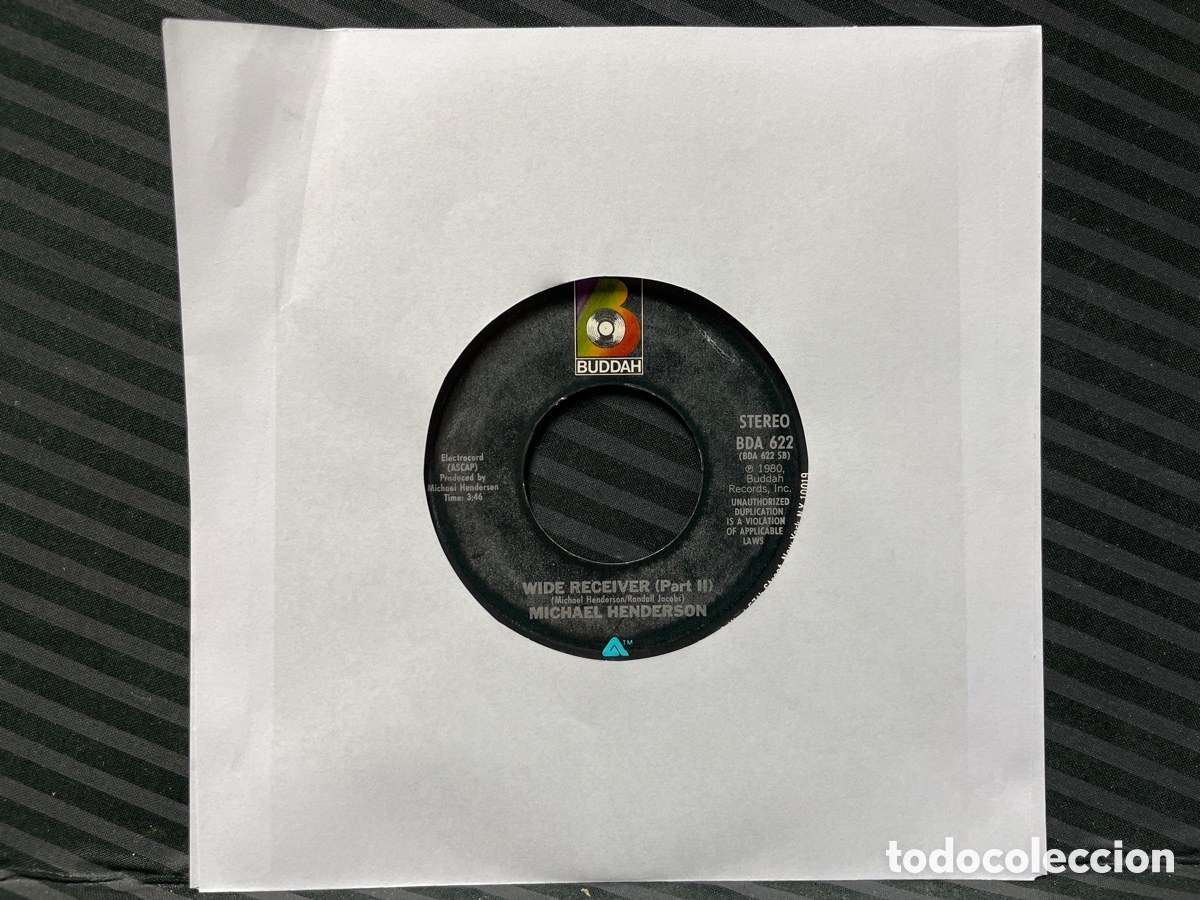 Discos de vinilo: Michael Henderson - Wide Receiver (7&rdquo;, Single) - Foto 2