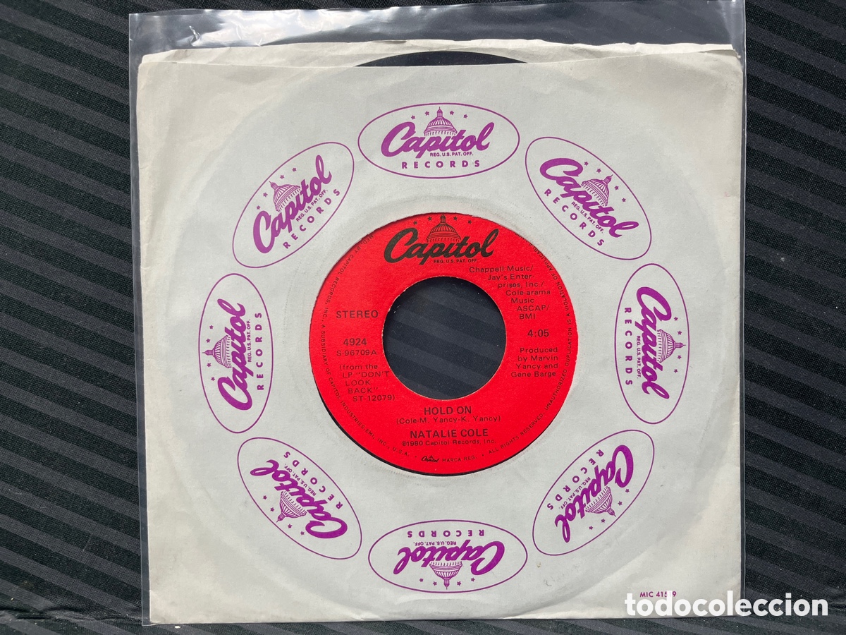 Discos de vinilo: Natalie Cole - Hold On (7&rdquo;) - Foto 1